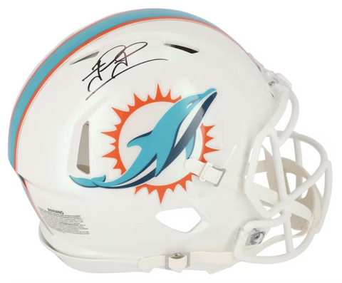 TUA TAGOVAILOA Autographed Miami Dolphins Authentic Speed Helmet FANATICS