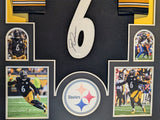 FRAMED PITTSBURGH STEELERS PATRICK QUEEN AUTOGRAPHED SIGNED JERSEY JSA COA