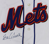 Dwight Gooden Signed New York Mets Majestic White MLB Jersey