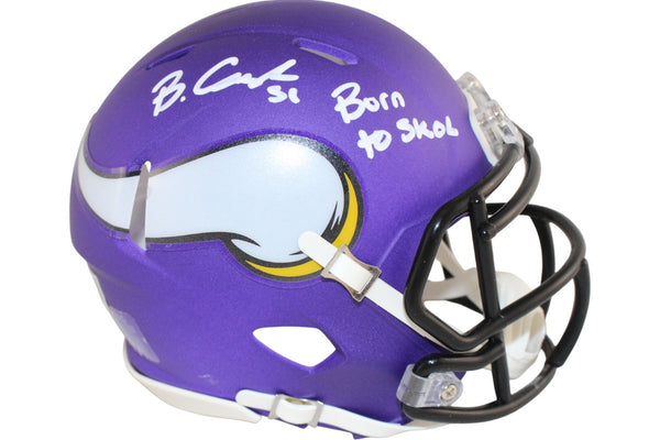 Blake Cashman Autographed Minnesota Vikings Mini Helmet Skol Beckett 52798
