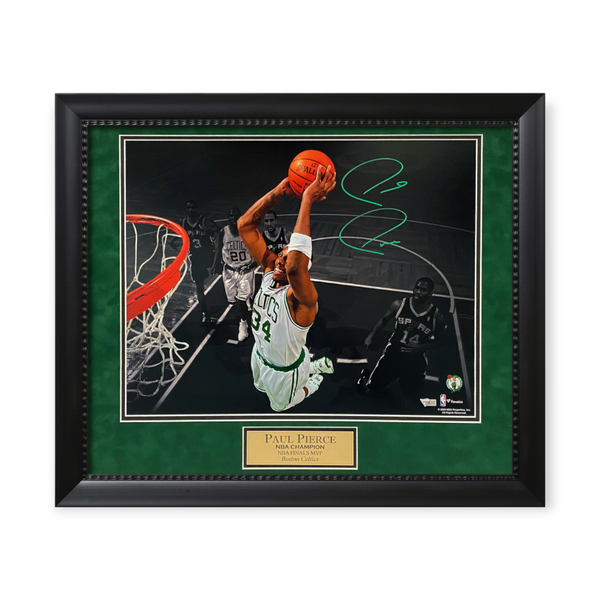 Paul Pierce Signed Autographed 16x20 Photo Framed to 23x27 Fanatics