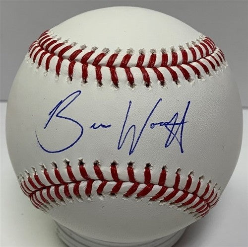 BRANDON WOODRUFF Signed Official MLB Baseball - Milwaukee Brewers - AUTO - BAS