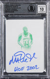 Magic Johnson HOF Signed 2020 Panini FLS PP Yellow #1 1/1 Card Auto 10! BAS Slab