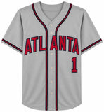 Rafael Furcal (BRAVES) Signed Gray Custom Baseball Jersey - (SCHWARTZ COA)