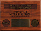 Shaquille O'Neal 1990 NCAA Division I Rebounding Title Plaque Un-signed