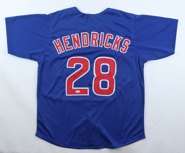 Kyle Hendricks Signed Chicago Cubs Blue Jersey (JSA COA) 2016 W.S Game 7 Starter