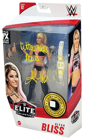 ALEXA BLISS AUTOGRAPHED WWE ACTION FIGURE LITTLE MISS BLISS BECKETT 208699