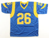 Wendell Tyler Signed Los Angeles Rams Jersey (Beckett) Super Bowl XIX Champ / WR