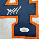 Framed Autographed/Signed Yordan Alvarez 35x39 Houston White Jersey JSA COA