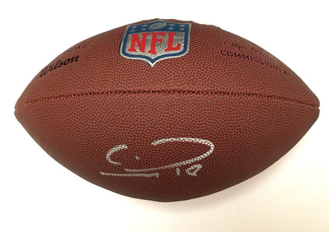 Calvin Ridley Signed Titans NFL Replica Duke Game Football Beckett Witnessed