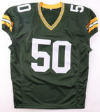 A. J. Hawk Signed Packers Jersey (Beckett) Green Bay 2006 1st Round Pick / L.B.
