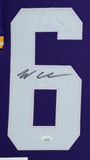 FRAMED LSU TIGERS WILL CAMPBELL AUTOGRAPHED SIGNED JERSEY JSA COA