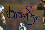Dorsey Levens Signed Green Bay Packers Unframed 8x10 Super Bowl Hurdle Photo