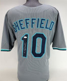 Gary Sheffield Signed Florida Marlin Jersey (JSA COA) 1997 World Series Champs