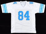 Rob Rubick Signed Detroit Lions Jersey (JSA COA) Motown Tight End 1982-1988