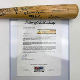 RARE 10 Sigs 300 Win Club Autographed/Signed Baseball Bat Tom Seaver PSA/DNA