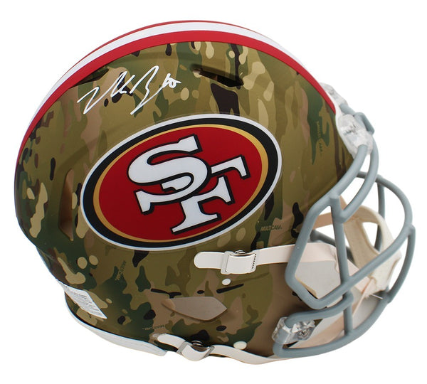 Nick Bosa Signed San Francisco 49ers Speed Authentic Camo NFL Helmet