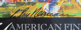 Leroy Neiman Artist Autographed 38x26 Football Poster PSA/DNA 209089