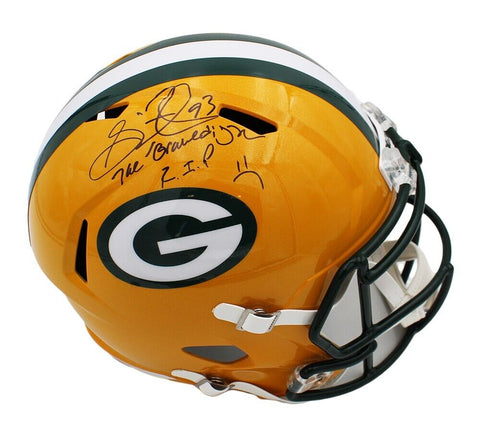 Gilbert Brown Signed Green Bay Packers Speed Full Size NFL Helmet w/ Inscription