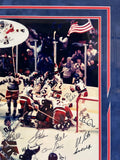 Miracle on Ice 1980 Team USA Autographed (incl. H. Brooks) 16x20 Photo - JSA LOA