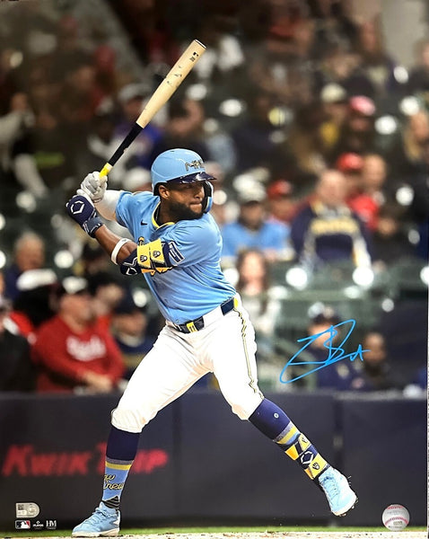 Milw Brewers Outfielder JACKSON CHOURIO Signed 16x20 Photo #1 AUTO - MLB