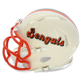 Tee Higgins Autographed Cincinnati Bengals RETRO Speed Mini Helmet Beckett