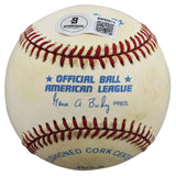 Dodgers Orel Hershiser Authentic Signed Gene Budig OAL Baseball BAS #BW89074