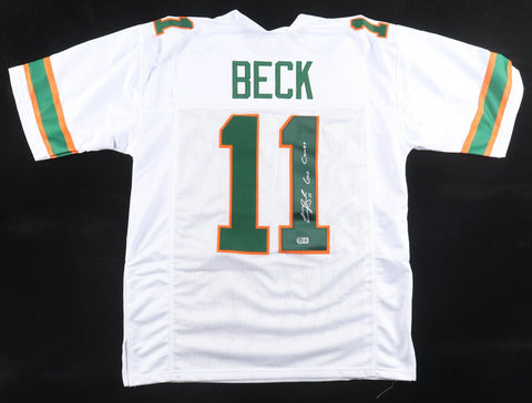 Carson Beck Signed Miami Hurricanes Jersey (Beckett) 2025 Starting Quarterback