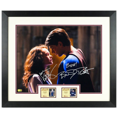 Brandon Routh, Kate Bosworth Autographed Superman Returns Embrace 16x20 Photo