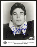Dan Hampton Official Pro Football HOF Auto/Signed 8x10 Photo JSA BA201957