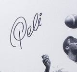 Pele Signed Framed 16x20 with Joe Namath Photo PSA/DNA Hologram