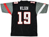TEXAS TECH TYREE WILSON AUTOGRAPHED SIGNED BLACK JERSEY BECKETT WITNESS 215903
