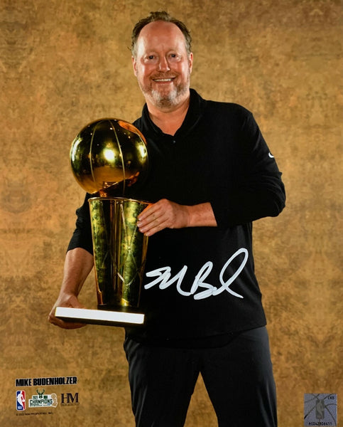 Milw Bucks NBA Champ Coach MIKE BUDENHOLZER Signed 8x10 Photo #3 AUTO