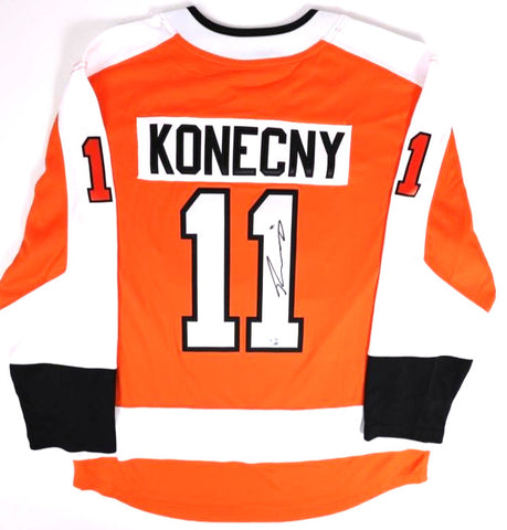 Travis Konecny Signed Philadelphia Flyers Jersey (Fanatics) Philly 2015 Top Pick