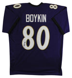Miles Boykin Authentic Signed Purple Pro Style Jersey Autographed JSA #WPP500036