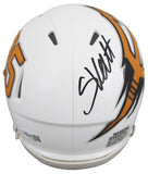 Arizona State Cameron Skattebo Authentic Signed White Fork Speed Mini Helmet JSA