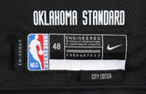 Thunder Shai Gilgeous-Alexander Signed Black Nike City Ed. Jersey JSA #CD42288