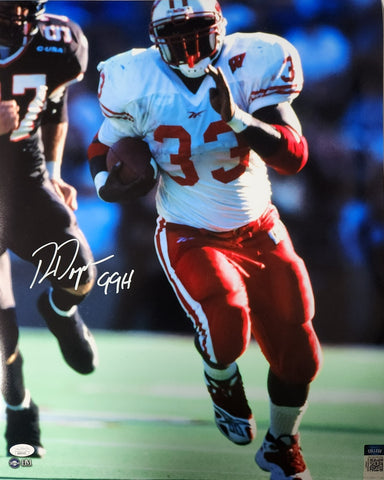 Wiscosin Badgers Legend Ron Dayne Signed 16X20 Photo #4 W/ 99H AUTO - JSA