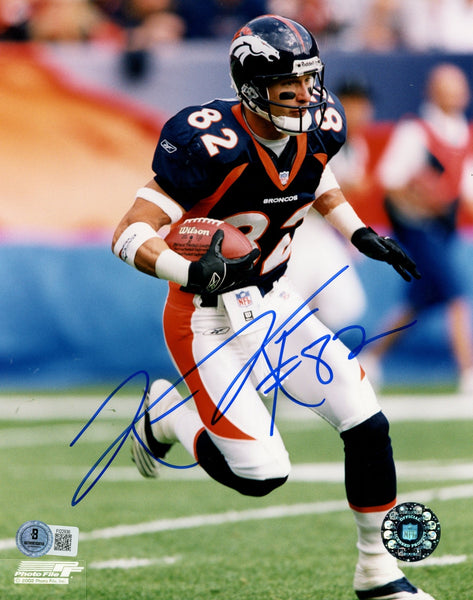 Kevin Kasper Autographed/Signed Denver Broncos 8x10 Photo Beckett 57758