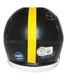 Dermontti Dawson Signed Pittsburgh Steelers Mini Helmet HOF Beckett 41193
