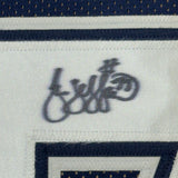 FRAMED Signed JIM JEFFCOAT 35x39 Dallas Blue Jersey JSA COA Auto