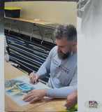 Jason Kelce Philadelphia Eagles Signed/Auto 16x20 Podium Photo PSA/DNA 190360