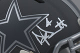 Dak Prescott Autographed Dallas Cowboys Slate Speed Mini Helmet - Beckett W Holo