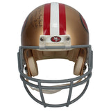 Joe Montana Autographed "Joe Cool" Stat Authentic Helmet Steiner LE 16