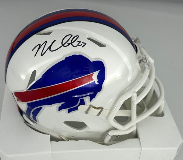 Bills Defensive Back MICAH HYDE Signed Riddell Speed Mini Helmet AUTO