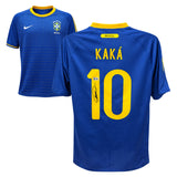 Ricardo Kaka Signed Brazil FC Away Soccer Jersey #10 with Beckett COA