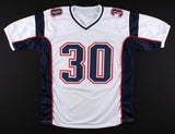 Duron Harmon Signed New England Patriots Jersey (JSA COA) 3xSuper Bowl Champion
