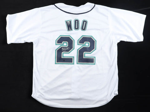 Bryan Woo Signed Seattle Mariners Jersey (Wilder) 2025 All Star Game Pitcher