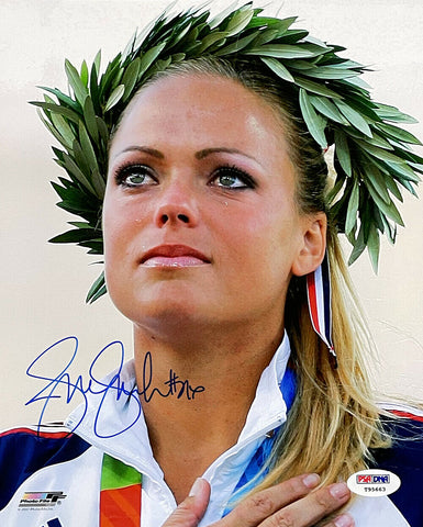 Jennie Finch Signed USA Softball 8x10 Photo PSA/DNA Holo