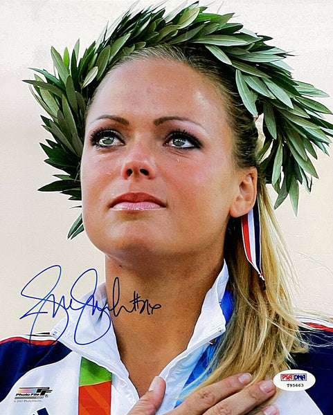 Jennie Finch Signed USA Softball 8x10 Photo PSA/DNA Holo